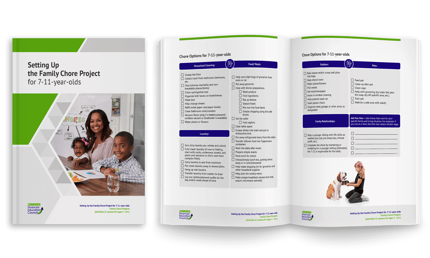 Family Finance materials speakers share through the Tennessee Financial Educators Council